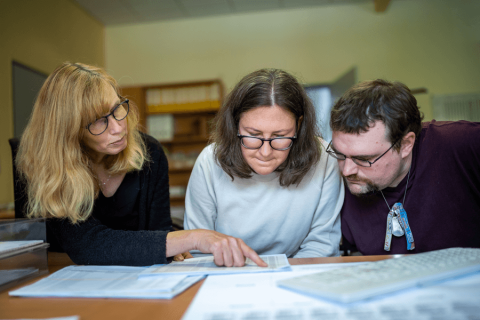 Anlernen im Büroservice