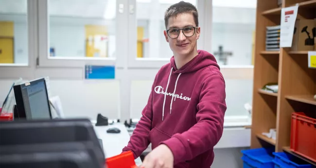 Ferdinand bei der Arbeit