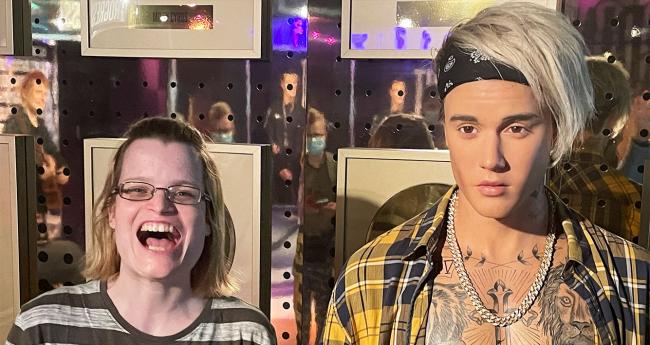 Franzi mit Justin Bieber