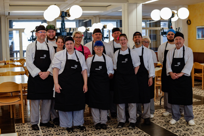 Das Team der Kantine Konzerthaus, das ab August in der Agentur für Arbeit kocht