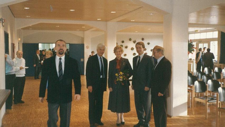 1986 - Eröffnungsfeier der Betriebsstätte Spandau mit dem damaligen Bundespräsidenten Richard von Weizäcker