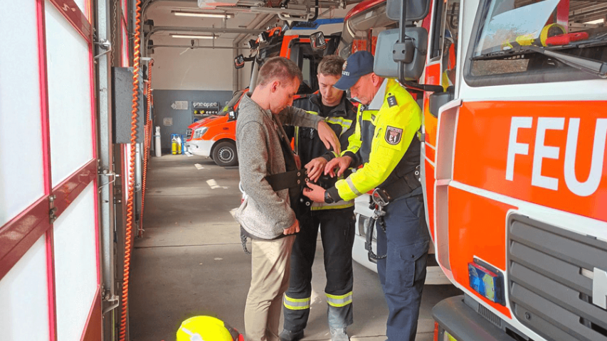 Schichtwechsel-Einsatz bei der Berliner Feuerwehr