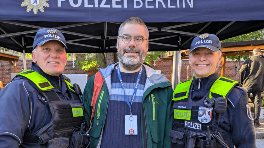 Schichtwechsel-Einsatz bei der Berliner Polizei