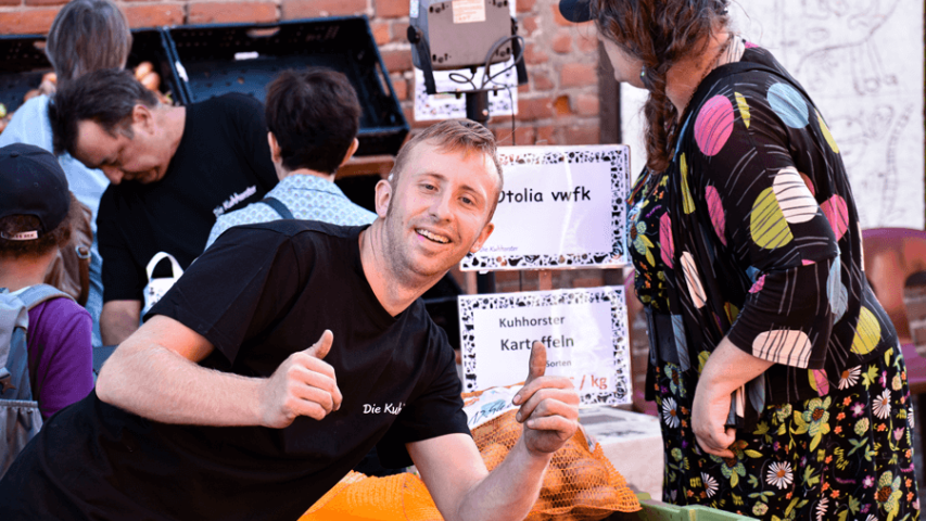 Erntedankfest in Kuhhorst 2024 - Beste Stimmung auch bei unserem Team