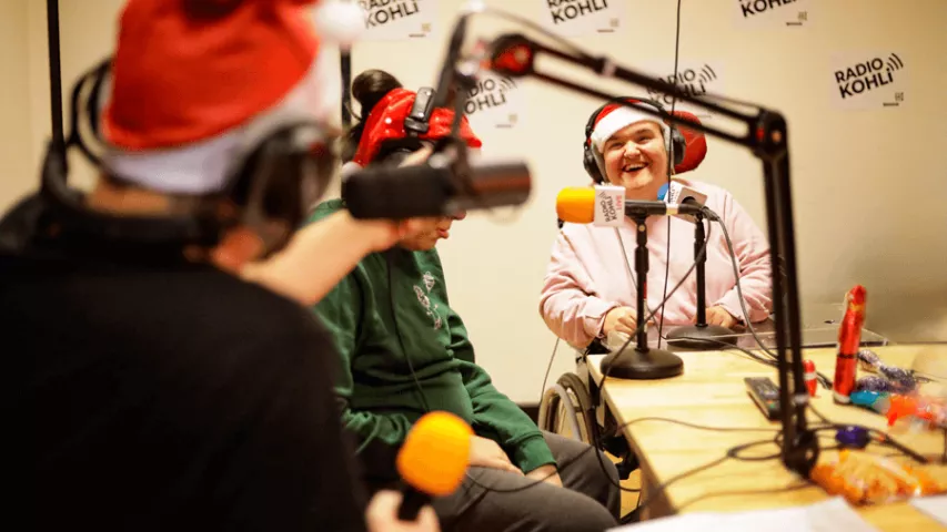 Weihnachtssendung von Radio Kohli mit Barbara Schöneberger