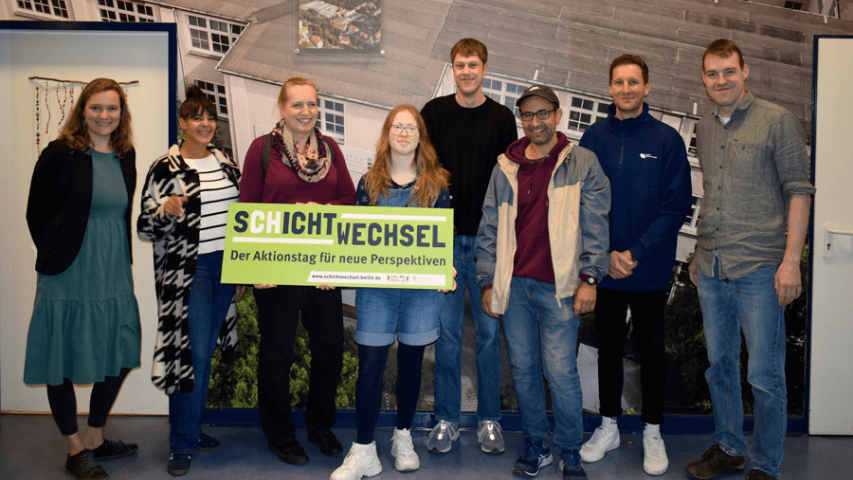 Schichtwechsel in der Mosaik-Betriebsstätte Reinickendorf