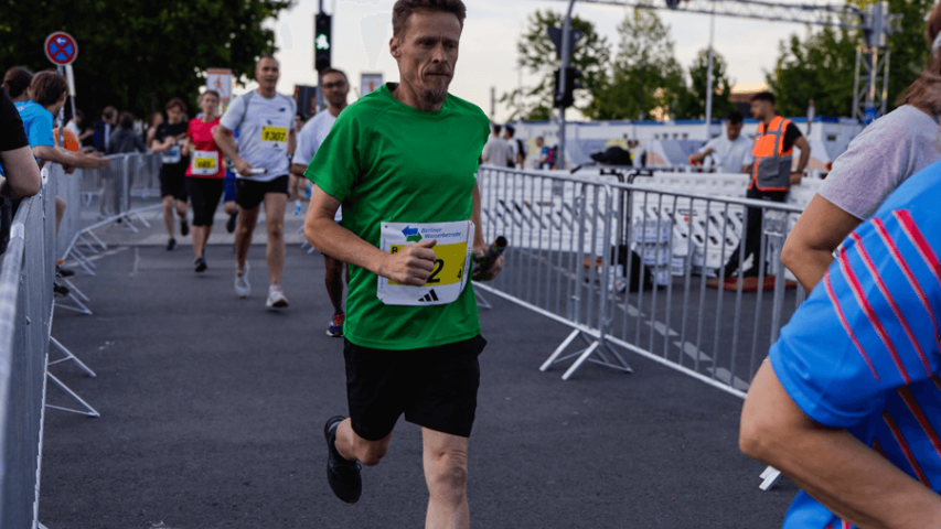 Mosaik beim Berliner Staffellauf - Auf der Strecke