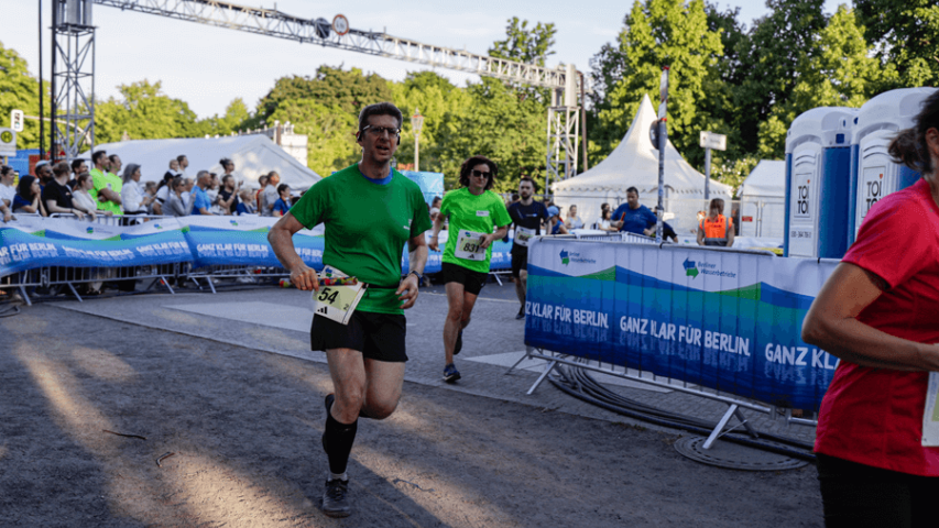 Mosaik beim Berliner Staffellauf - Auf der Strecke